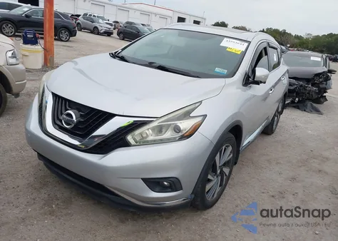 2015 Nissan Murano Platinum z USA, uszkodzony, nr VIN 5N1AZ2MHXFN284122